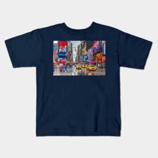 Another Rainy Day In New York Kids T-Shirt